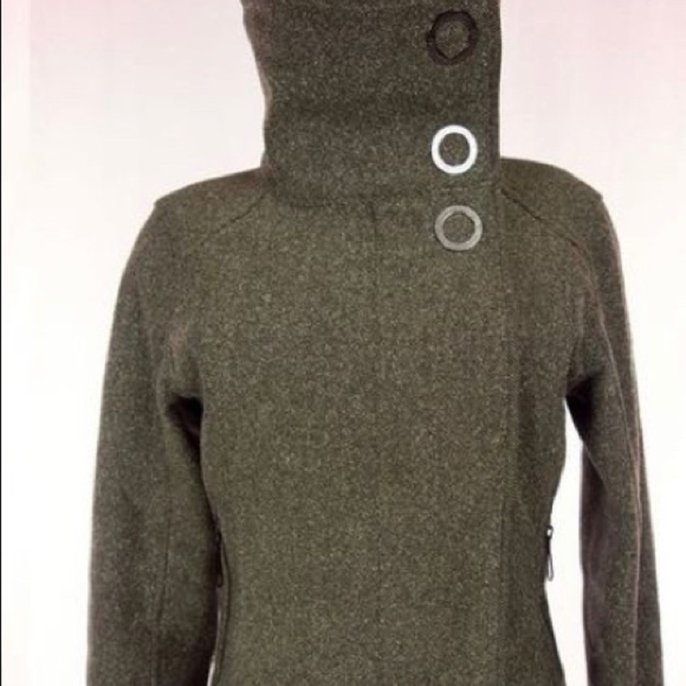 Lululemon Tweed Fleece Lined Audrey Bomber Jacket